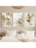 Transform your home into a whimsical wonderland with our Elegant 3-Piece Abstract Canvas Wall Art Set. This set features delicate white flowers and shimmering golden leaves that will add a touch of elegance to any modern décor. Brighten up your space and let your walls come to life with this stunning set.