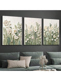 Transform your space with this playful 3-piece canvas set featuring vibrant green leaves and flowers! No frames needed—just hang and enjoy the instant pop of nature-inspired charm. Perfect for brightening blank walls, creating conversation starters, or adding a touch of whimsy to any room. Your guests will wonder where you found such a delightful décor treasure!