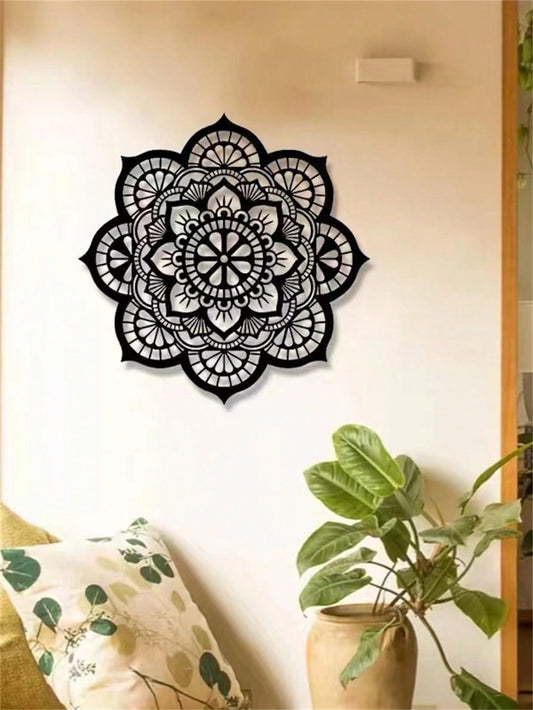 This Elegant 30CM Iron Mandala Flower Wall Art is the perfect addition to any home or garden. Made from metal, it has a modern and minimalist design that will elevate any space. The intricate mandala flower adds a touch of elegance, making it a beautiful and unique decor piece.