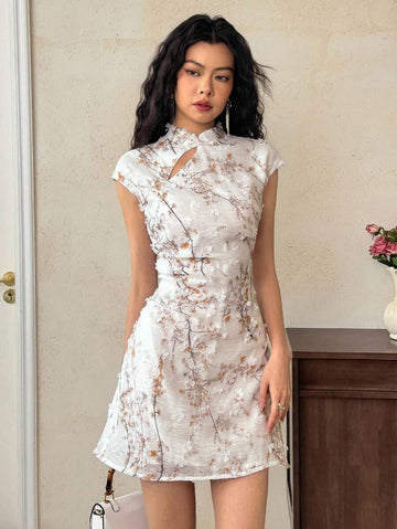 Step into summer with our Elegant 3D Floral Decor Mini Dress, designed to bloom with you wherever you go. This playful dress features delicate 3D floral accents that add a fun, textured twist to your look. Perfect for sunny days and warm nights, its flattering mini length keeps things flirty and fresh. Embrace chic comfort while turning heads effortlessly in this standout piece made for women who love to express their vibrant style.