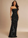 Dazzle in Our Elegant 3D Floral Mermaid Hem Bodycon Bandeau Dress!

Make a breathtaking entrance into the New Year with a dress that defines high-fashion glamour. This stunning white masterpiece is designed for the woman who wants to combine romantic textures with a bold, red-carpet silhouette for her most prestigious celebrations.

Exquisite 3D Floral Artistry: Adorned with intricate, handcrafted 3D floral appliqués, this dress offers a rich, multidimensional texture that captures the light and ensures you