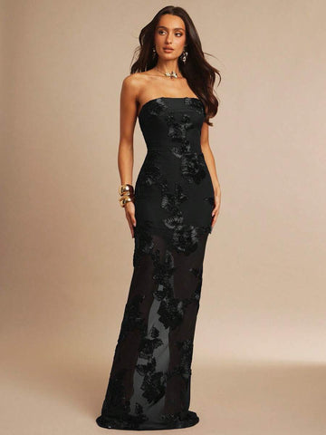 Dazzle in Our Elegant 3D Floral Mermaid Hem Bodycon Bandeau Dress!

Make a breathtaking entrance into the New Year with a dress that defines high-fashion glamour. This stunning white masterpiece is designed for the woman who wants to combine romantic textures with a bold, red-carpet silhouette for her most prestigious celebrations.

Exquisite 3D Floral Artistry: Adorned with intricate, handcrafted 3D floral appliqués, this dress offers a rich, multidimensional texture that captures the light and ensures you