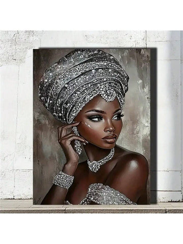 Transform your space with this playful yet regal Elegant African Queen Wall Art! This digital canvas painting adds a splash of cultural flair to any room. Perfect for jazzing up bedroom walls or creating a conversation-starting focal point in your living area. The vibrant colors and striking design celebrate African beauty with a fun, contemporary twist that'll make your décor pop!