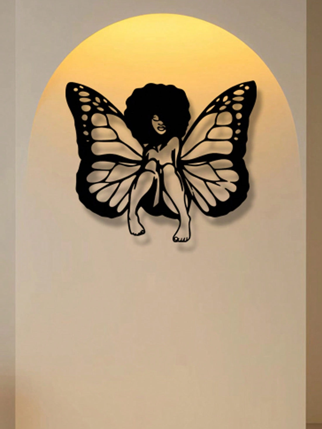 Bring artistic elegance to your space with this stunning metal wall art featuring an African woman and delicate butterfly design. Crafted from durable iron in a rich multicolor finish, this piece adds cultural sophistication and visual interest to any room. Perfect for living rooms, bedrooms, or entryways, it requires no installation hassle or power supply. A timeless statement piece that celebrates beauty and craftsmanship while transforming your walls into a gallery of meaningful art.
