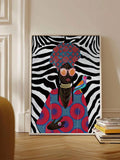 Transform your space with our Elegant African Women's Coffee Canvas Art! This playful yet sophisticated abstract print adds a pop of culture and color to any living room or bedroom. Watch as guests do a double-take at this eye-catching conversation starter that brings both modern flair and cultural richness to your walls. Perfect for those who like their decor with a side of personality!