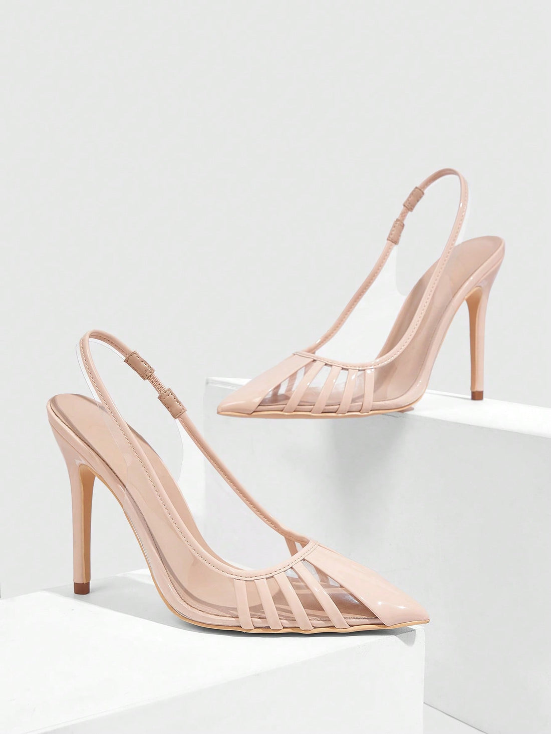 These sophisticated apricot stiletto heels are perfect for any formal occasion. With their elegant pointed-toe design, they add a touch of class to any outfit. Whether you're attending a party or wedding, these heels will elevate your style and keep you looking chic all night long.