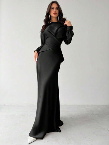 Elevate your wardrobe with this stunning apricot satin skirt that's anything but ordinary. The asymmetric hem creates an effortlessly chic silhouette that catches the light and turns heads wherever you go. Crafted from luxurious satin fabric, it drapes beautifully and feels as amazing as it looks. Perfect for date nights, brunch with friends, or whenever you want to feel fabulous and put-together. This versatile piece pairs seamlessly with everything from casual tees to elegant blouses, making it a must-hav