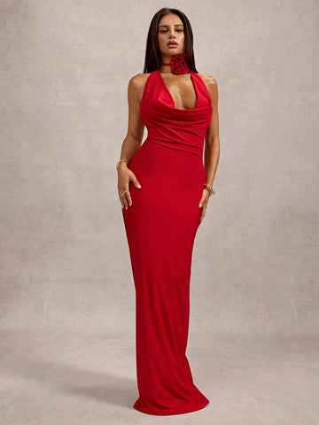 Turn heads and feel confident in this elegant backless dress, designed for autumn and winter. The v-neck and bodycon silhouette are perfect for romantic dates, parties, and special occasions. Embrace your inner fashionista and shop now!