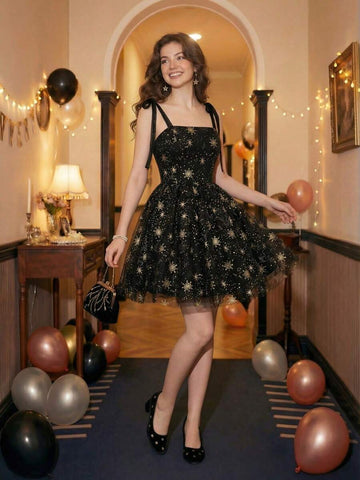 Timeless elegance meets contemporary style in this sophisticated black floral embroidered dress. Crafted with meticulous attention to detail, the intricate floral embroidery adds depth and visual interest to the classic silhouette, making it an ideal choice for spring and summer occasions. The retro-inspired design flatters various body types while maintaining a refined, polished appearance suitable for weddings, garden parties, and upscale events. Quality construction ensures durability and comfort through