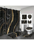 Transform your bathroom into a chic retreat with this Elegant Black Marble Accessories Set! Featuring a waterproof shower curtain with handy hooks, cozy non-slip mats, and a stylish toilet lid cover, it’s designed to keep things sleek and safe. Perfect for adding a modern touch while keeping your space fun and functional. Splash-proof style has never looked this good!