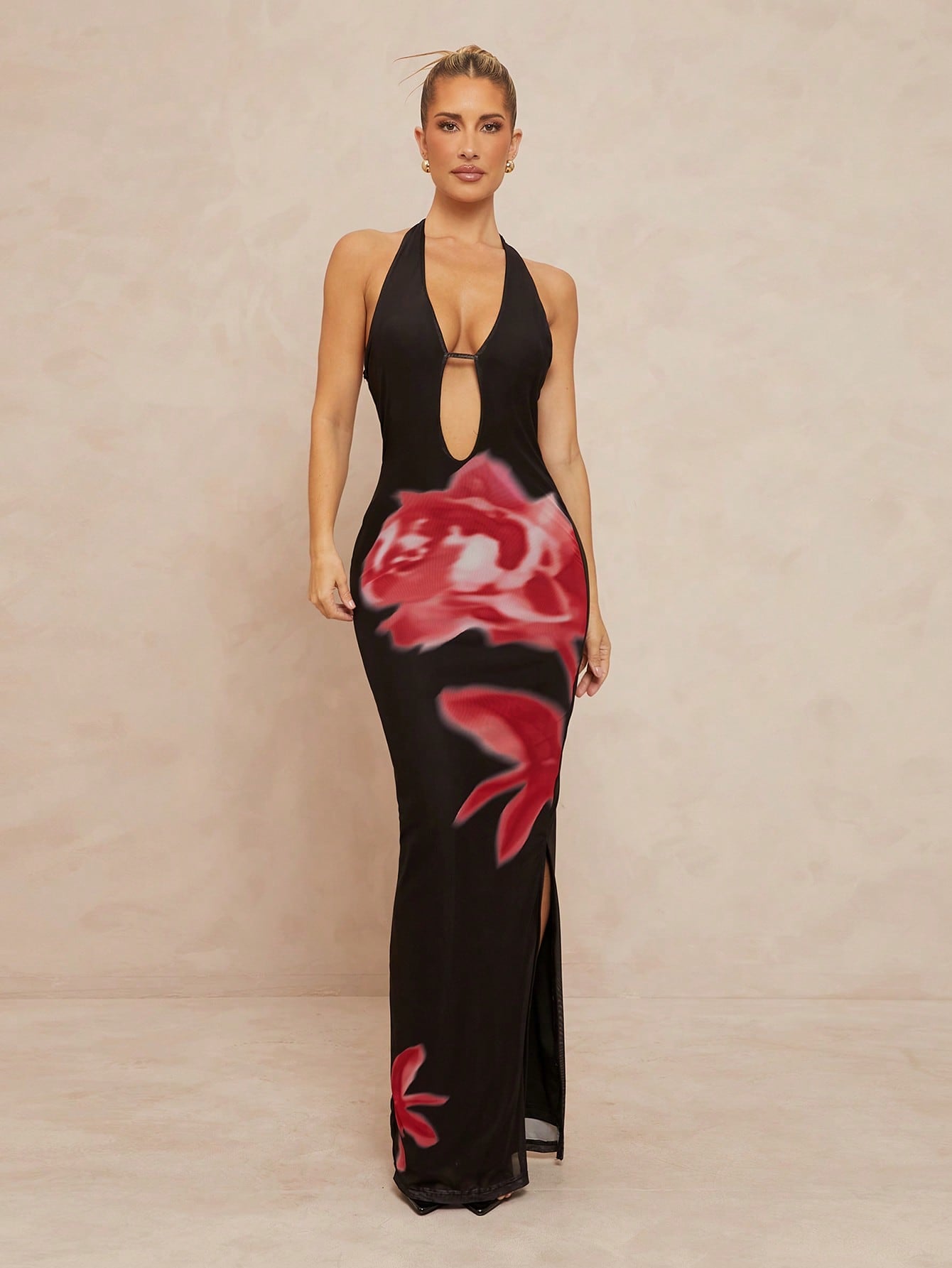 Step into sunshine and style with this Elegant Bohemian Floral Print Backless Halter Swimsuit. Perfect for spring and summer escapes, its playful floral design and flirty backless cut will keep you feeling carefree and chic all day long. Whether lounging poolside or catching waves, this swimsuit blends comfort and bold elegance for your vacation-ready wardrobe.