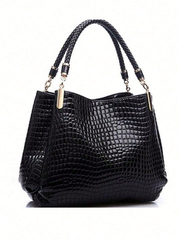 Elevate your everyday style with this stunning crocodile pattern handbag that brings European-American sophistication to any outfit. Designed as a versatile underarm shoulder bag, it's the perfect companion for work, weekend adventures, or nights out. The textured crocodile embossing adds instant elegance and visual interest, while the structured silhouette keeps everything organized and accessible. Whether you're dashing between meetings or exploring the city, this chic bag proves that timeless style never