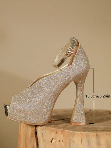 Step out in style with these Elegant Diamond Thick Heels Sandals for Women. Featuring sparkling diamond accents and a chic single button closure, they add a dazzling touch to any outfit. The thick heels provide comfort and stability, perfect for dancing the night away or making a statement wherever you go. Get ready to turn heads with every step!