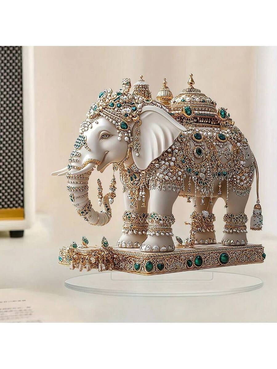 Elephant acrylic tabletop ornament - view 1