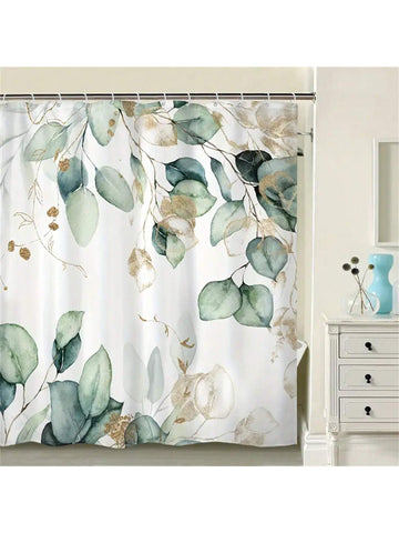 Introduce a touch of nature and elegance to your bathroom with the Elegant Eucalyptus Floral Shower Curtain. Made with waterproof material and designed for easy maintenance, this shower curtain will bring both style and practicality to your daily routine. Say goodbye to boring showers and hello to a refreshing and hassle-free experience!