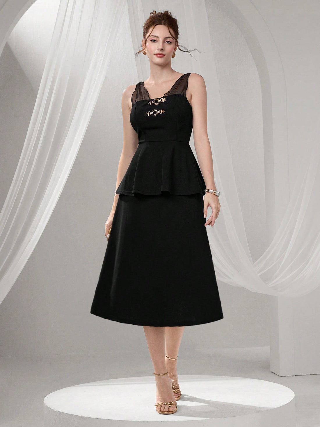 Slip into sophistication with this stunning black graduation dress that's equal parts chic and celebratory. Designed with a flattering fitted silhouette, it hugs your curves in all the right ways while the luxe fabric drapes beautifully for an effortlessly elegant look. Perfect for marking life's milestone moments—whether it's graduation day, a fancy evening out, or any occasion calling for timeless glamour. This versatile little black dress transitions seamlessly from ceremony to celebration, ensuring you 