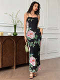 Step into sunshine and celebration with this Elegant Floral Maxi Dress! Featuring delicate spaghetti straps, its flowing silhouette brings effortless charm perfect for summer vacations or birthday parties. The vibrant floral pattern adds a splash of fun, making every step feel like a joyful dance. Lightweight and breezy, this dress lets you stay cool while turning heads wherever you go. Embrace playful elegance and let your style bloom with this must-have summer wardrobe favorite.