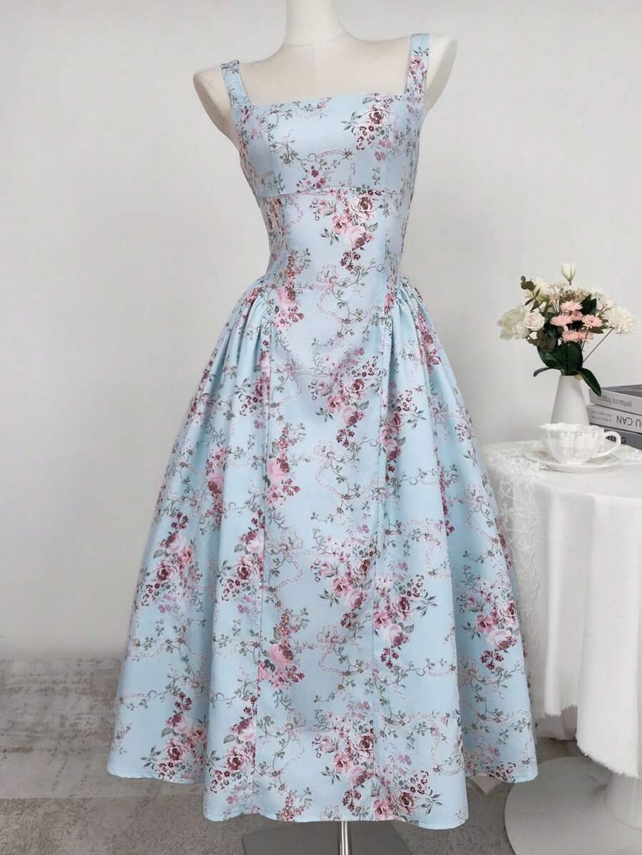 TwTurn heads this season in our stunning floral midi dress, where romance meets modern elegance. The daring backless silhouette paired with a charming bowknot detail creates an unforgettable look that's perfect for summer getaways, garden parties, or any special moment worth celebrating. Flowing fabric drapes beautifully, offering comfort without compromising on style. Whether you're dancing under the stars or enjoying brunch with friends, this dress brings that effortless, sophisticated vibe that makes you