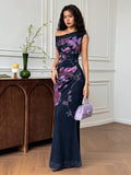 Turn heads with this Elegant Floral Off-the-Shoulder Mermaid Dress—your perfect partner for chic weddings and unforgettable special occasions. The off-the-shoulder design highlights your neckline while the mermaid silhouette beautifully hugs your curves, making every step a statement. Covered in delicate floral patterns, this dress combines romance with a touch of whimsy, ensuring you dance the night away in style and confidence.
