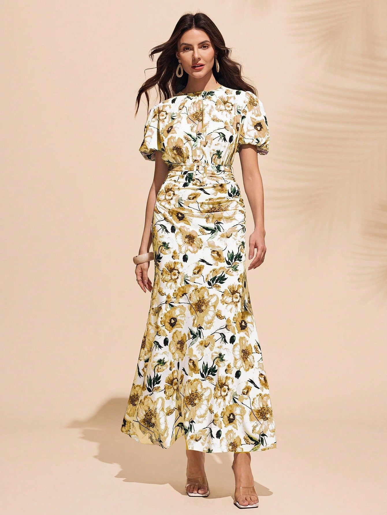 Bloom into elegance with this stunning floral print dress that's equal parts sophisticated and fun. Featuring vibrant botanical patterns that dance across the fabric, this piece effortlessly transitions from brunch to evening plans. The flattering silhouette celebrates your style while the quality construction ensures you'll reach for it again and again. Perfect for anyone who believes fashion should make you smile—because looking good shouldn't feel serious.