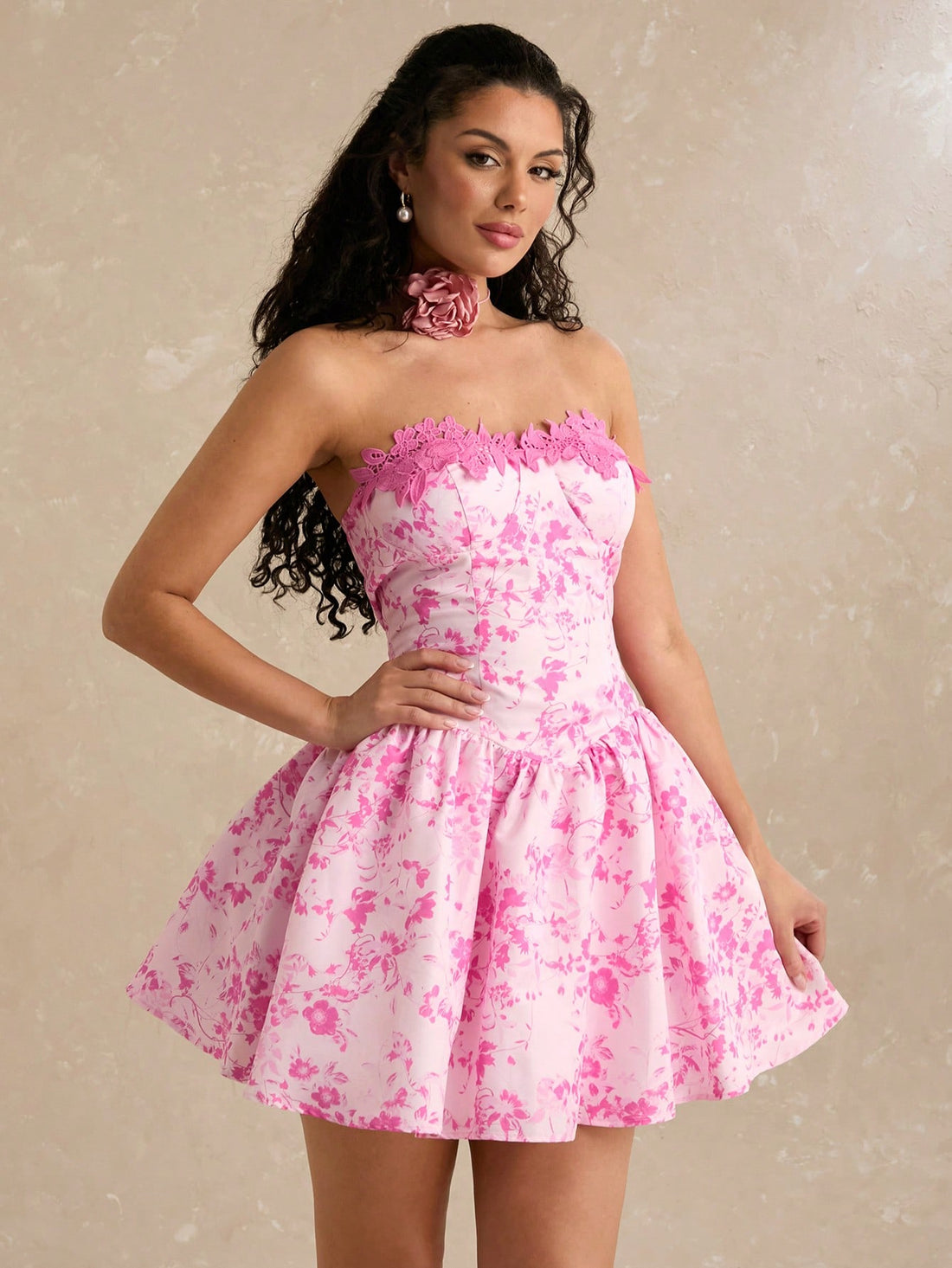 Step into sunshine with this playful mini dress featuring a delicate floral print and charming lace trim. Perfect for romantic summer days and holiday escapes, its light fabric and flirty cut keep you cool and carefree while turning heads wherever you go. Embrace effortless style and make every moment a little more magical.