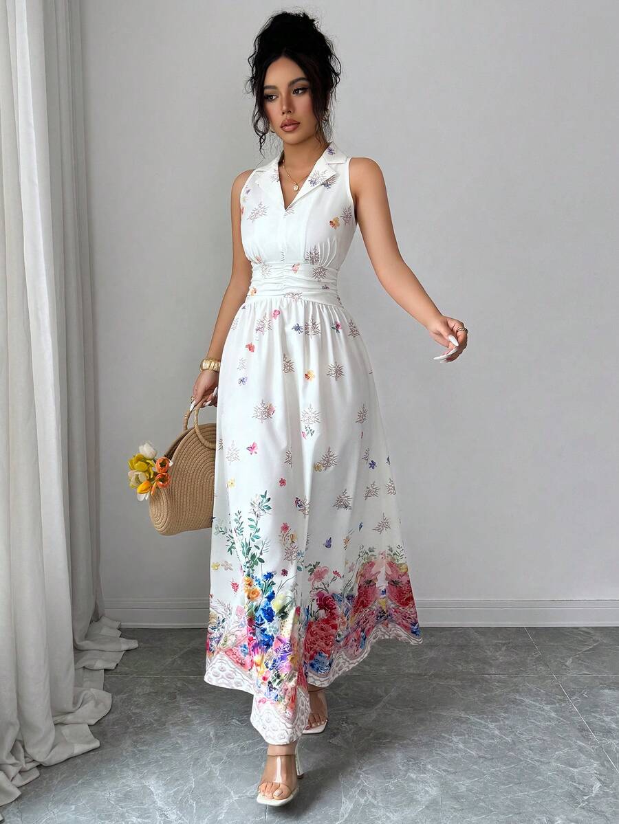 Floral maxi dress view 2