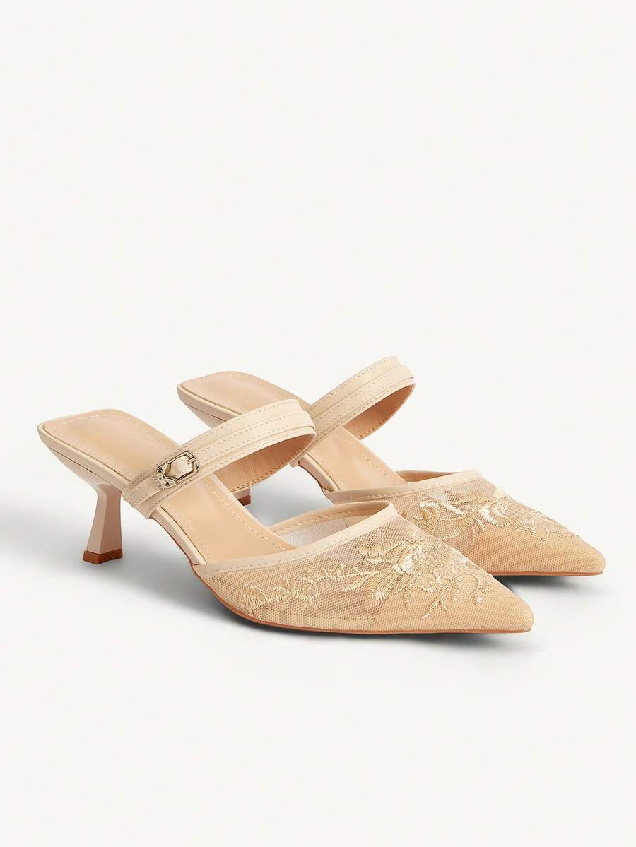 Step into sophistication with these striking floral stiletto heels, designed for the discerning woman who refuses to compromise on style. Featuring delicate floral detailing that elevates any ensemble, these heels deliver the perfect balance of elegance and contemporary flair. The refined stiletto silhouette elongates the leg while providing that coveted lift, making them ideal for evening events, upscale occasions, or whenever you want to make a confident statement. Crafted with attention to detail, these 