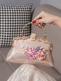 Add a touch of elegance to your outfit with our Floral Wristlet Pouch - the perfect accessory for chic parties and special occasions. Keep your essentials handy in style with this beautiful clutch. A must-have for any fashionista's collection!
