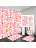 Bring a splash of charm to your bathroom with this Elegant Flower Pattern Set! Featuring a versatile shower curtain, cozy anti-slip mats, and a cute toilet lid cover, it’s designed to keep your space stylish and safe. Brighten your daily routine with floral fun that’s as practical as it is pretty!