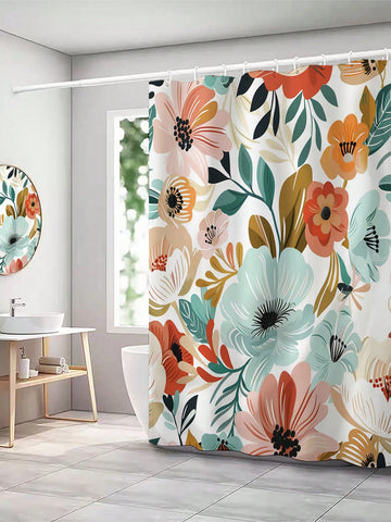 Add a splash of nature’s charm to your bathroom with this Elegant Flower Plant Patterned Waterproof Shower Curtain. Crafted to resist mildew, it keeps your space fresh and bright no matter the season. Perfect for fall and beyond, its graceful design brings a playful yet stylish touch that makes every shower feel like a stroll through a blooming garden. Easy to clean and water-friendly, this curtain combines beauty and practicality for a bathroom upgrade you’ll love.