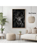 Add a touch of wild charm to your space with this Elegant Frameless Dark Antler Canvas Art. Its sleek, modern design brings nature indoors without the fuss of a frame, making it perfect for both home and office. Let these dark antlers spark conversations and add a playful yet sophisticated vibe to your walls. Easy to hang and impossible to ignore!