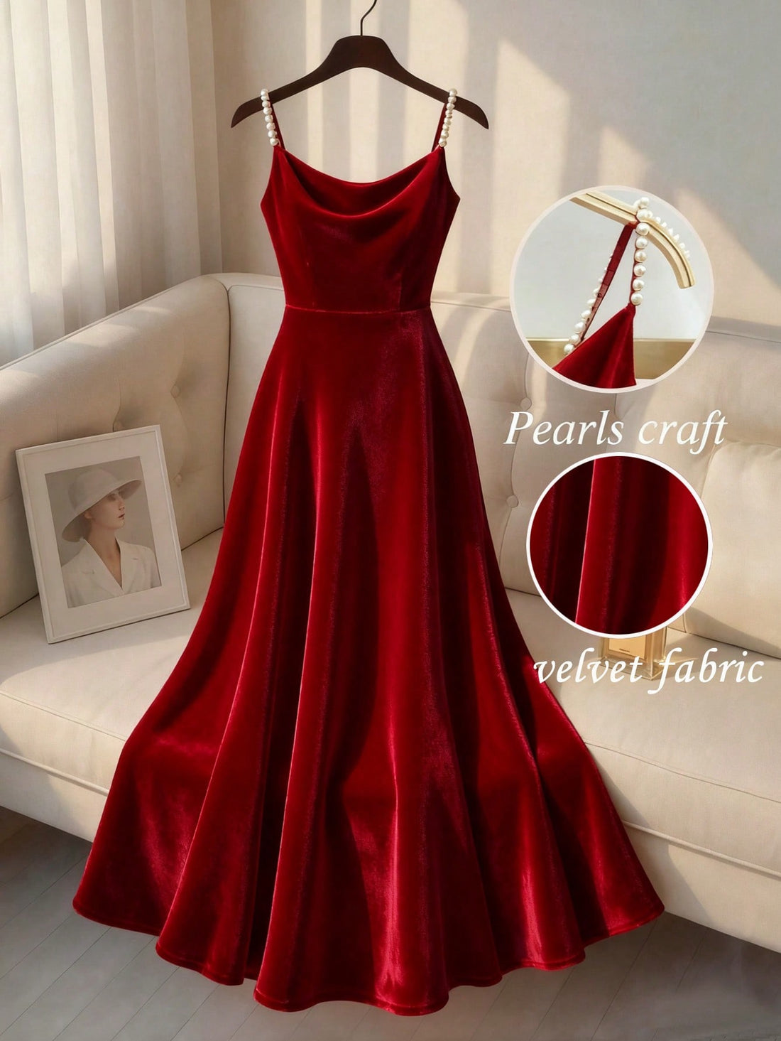 Ooh là là! Elevate your party game with this chic French-inspired spaghetti strap dress that's equal parts sophisticated and fun. The sleek red hue commands attention while the delicate straps keep things effortlessly elegant. Whether you're celebrating autumn gatherings or ringing in the New Year, this dress delivers that coveted Parisian vibe without trying too hard. Slip it on and let your confidence do the talking—because sometimes the best accessory is simply feeling fabulous.