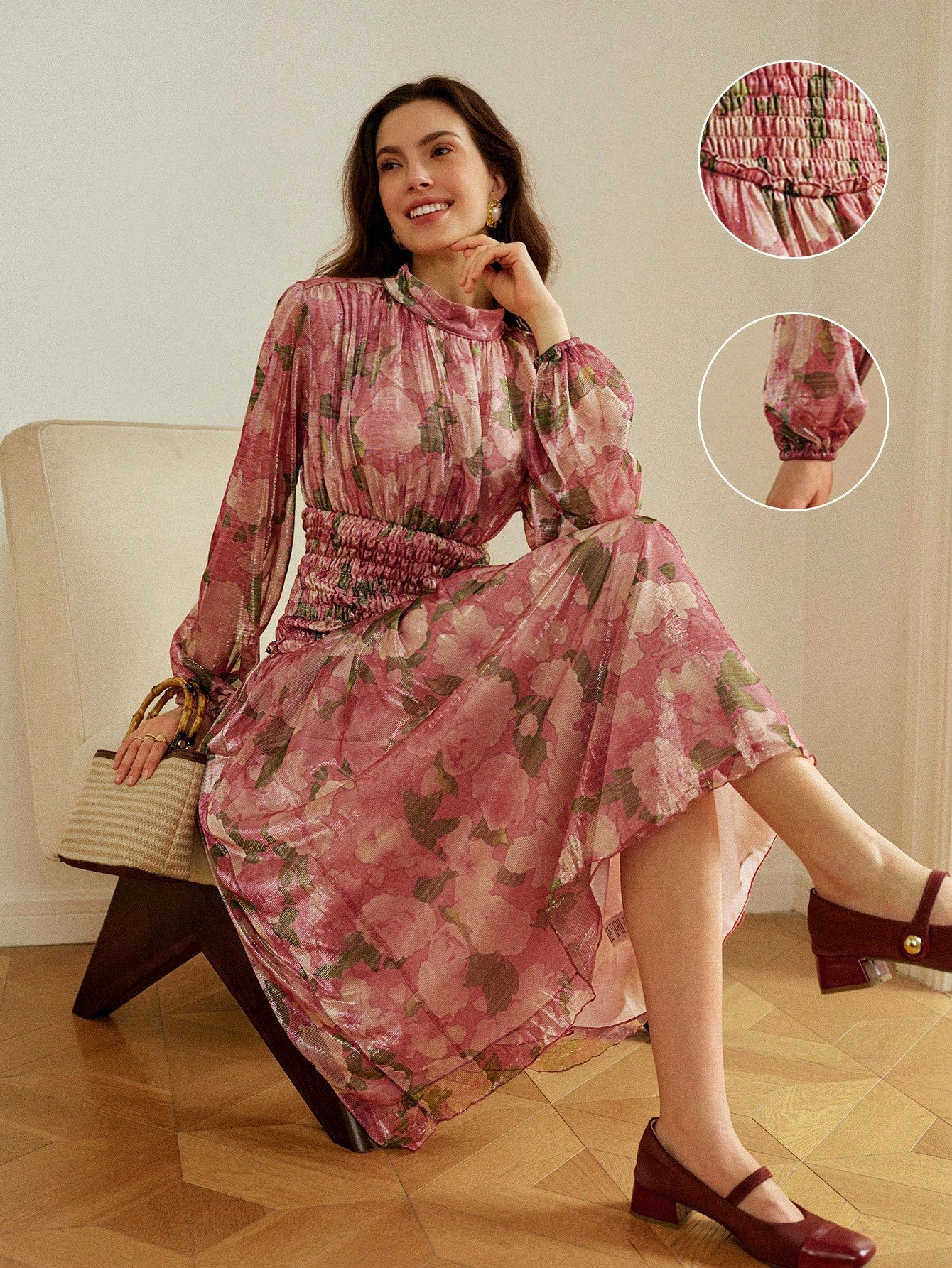 Step out in style with this Elegant French Maxi Dress, designed to charm your spring and autumn wardrobe. Its flowing silhouette is perfect for vacations, parties, and those special moments when you want to feel effortlessly chic. Embrace the season with a dress that moves with you and adds a dash of French flair to every occasion.