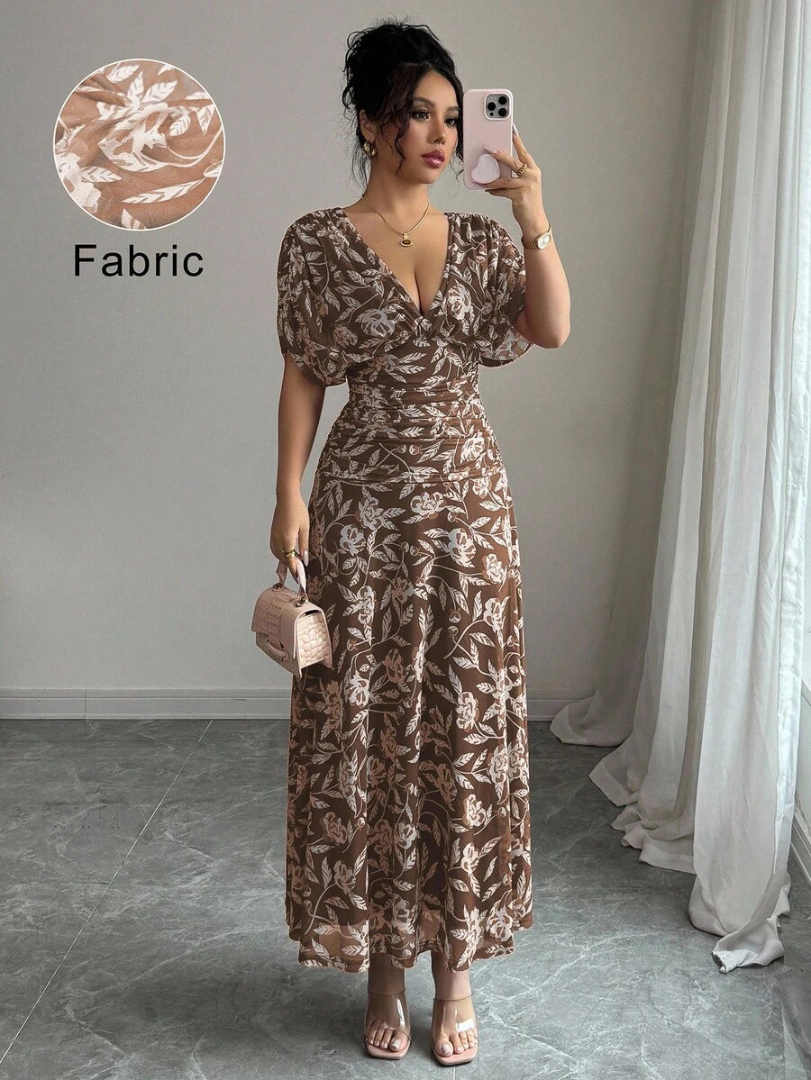 Bonjour! Here's your product description: Embrace effortless elegance with this charming French-inspired A-line dress, featuring delicate ruching that flatters every figure. The timeless silhouette transitions seamlessly from sandy shores to garden gatherings, making it your go-to piece for sun-soaked adventures and leisurely afternoons. Crafted with a playful spirit and sophisticated flair, this dress captures that coveted je ne sais quoi—whether you're sipping tea with friends or strolling along the beach