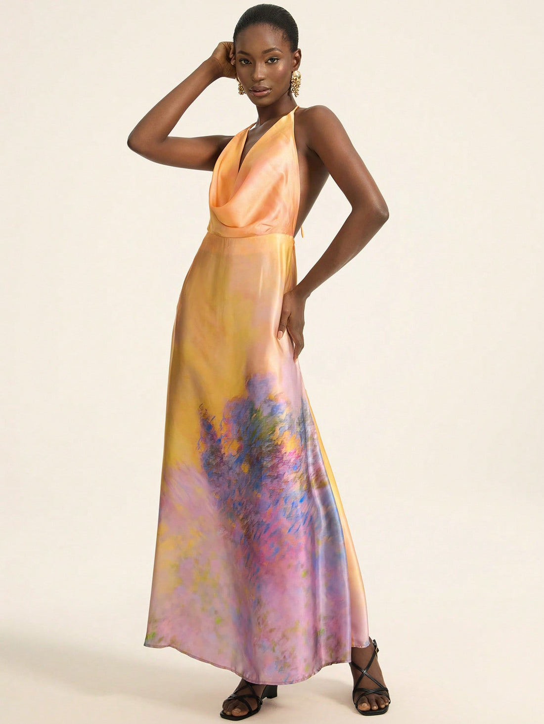 Step into effortless charm with this Elegant French Style Tie-Dye Long Dress. Its flowing silhouette and dreamy tie-dye pattern make it your go-to for vacation strolls or romantic date nights. Light and breezy, it moves with you, adding a playful touch to your wardrobe while keeping you comfortable and stylish wherever you go.