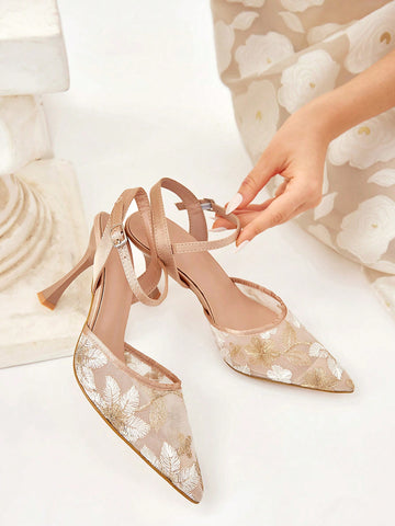 Step up your Halloween game with these Elegant Lace Floral Mesh High Heel Shoes for Women. The intricate lace and floral design adds a touch of elegance while the high heel gives you a perfect lift. Perfect for any Halloween attire, these shoes will make you stand out in style.