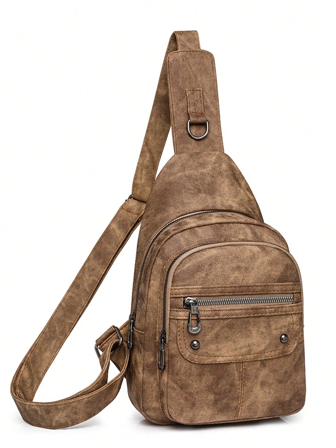 Indulge in luxury with this Elegant Leather Handbag. Chic and versatile, this designer bag can be worn as a shoulder or crossbody bag. Perfect for any fashion-forward woman, it's the ultimate accessory for both style and function. Elevate your look and stand out in a crowd with this one-of-a-kind piece.