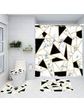Transform your bathroom into a charming and peaceful retreat with our Cute Cow & Yak Bathroom Set.Increase the style and safety of your bathroom with our Elegant Marble Triangle Shower Curtain Set. Made with non-slip rug and a toilet lid cover, this set brings together elegance and practicality in one package. Enjoy the benefits of a stylish and secure shower experience with our set.
