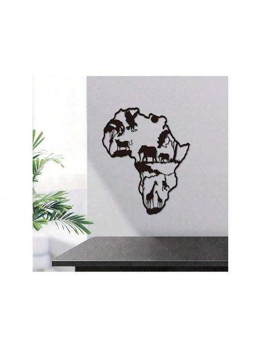 This Elegant Metal African Eagle Map Wall Art is a stunning addition to any living room or bedroom. Crafted with precision, the intricate design features an eagle and map of Africa, adding a touch of elegance to any space. Elevate your interior decor with this expertly crafted piece.