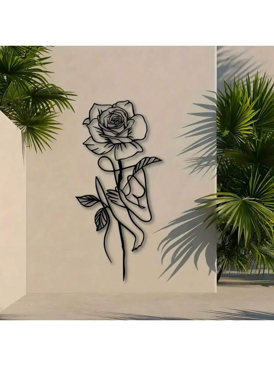 Handcrafted from durable metal, this elegant rose sculpture brings timeless botanical beauty to any outdoor or indoor space. The intricate petal detailing captures the delicate nature of a blooming rose, while the sturdy construction withstands seasonal weather changes. Perfect for garden beds, patios, entryways, or as a striking focal point in home décor, this piece adds sophisticated charm and artistic character to your landscape. An investment in enduring elegance that transforms ordinary spaces into cur