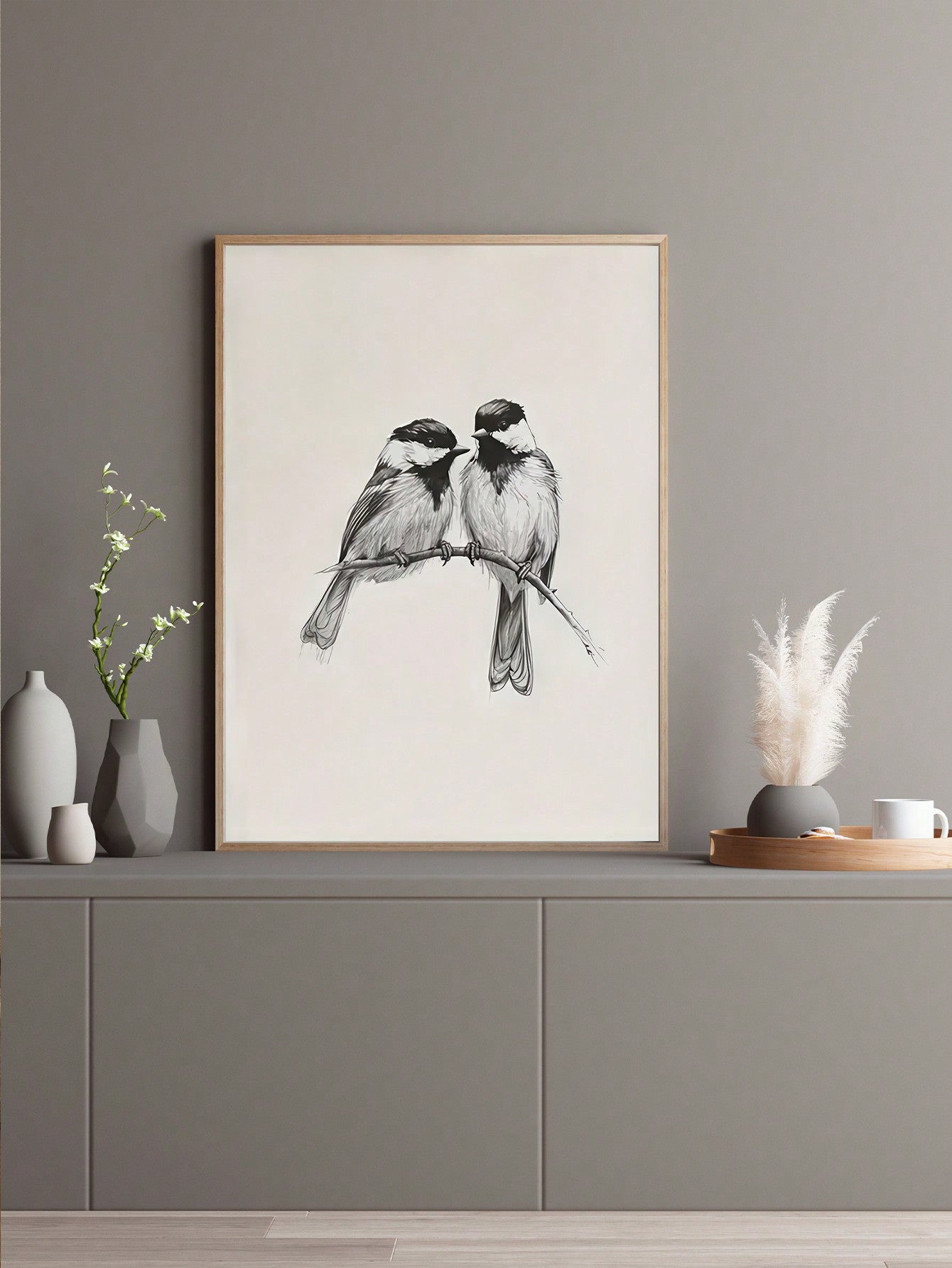 Add a touch of whimsy to your space with our Elegant Minimalist Bird Sketch Canvas Print. Its serene beauty is the perfect addition to any rustic wall decor. Bring a lighthearted charm to your home with this unique piece.