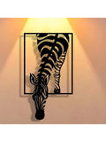 Introducing the Elegant Minimalist Zebra Metal Wall Art, the perfect blend of style and functionality. This modern iron decor adds a touch of elegance and sophistication to any home or office space. Bring out your wild side with this unique and quirky piece.