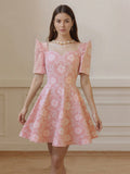 Twirl into elegance with this stunning pink Filipiniana dress, where tradition meets contemporary flair. The delicate butterfly sleeves flutter with every movement, while cascading ruffles add romantic volume and dimension. Perfect for special occasions, fiestas, or anyone wanting to celebrate their heritage with style. This modern take on a classic silhouette flatters the figure while keeping you comfortable and confident. Embrace your inner fashionista in this show-stopping piece that's sure to turn heads