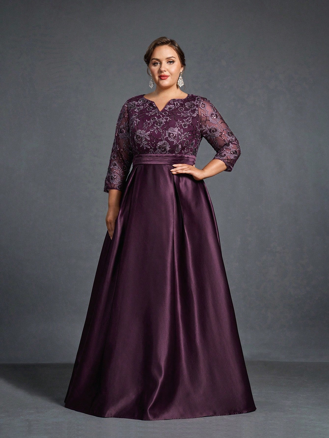 Celebrate in style with this Elegant Plus-Size Bridal Shower Dress designed to make you the star of the party. Flattering and comfortable, it embraces your curves while adding a touch of glamour to your look. Perfect for a joyful wedding celebration, this dress ensures you feel confident and radiant from start to finish. Get ready to shine and have fun in a dress as unforgettable as your special day!