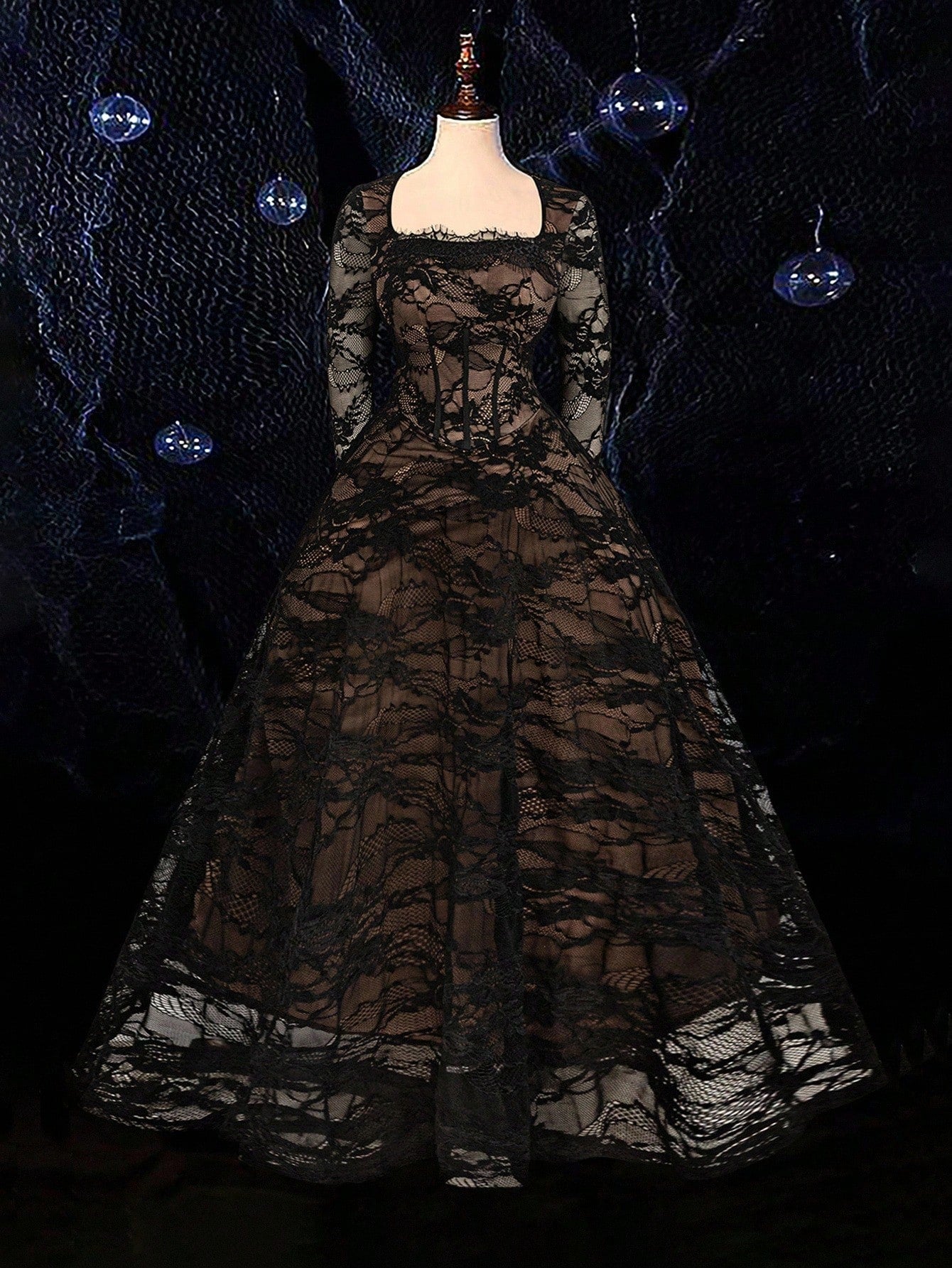 Slip into sophistication with this stunning black lace dress designed to celebrate your curves. Featuring delicate lace detailing and a flattering silhouette, this versatile piece transitions seamlessly from cocktail parties to weddings and beyond. The elegant black hue pairs with everything in your closet, while the thoughtful construction ensures comfort and confidence all night long. Whether you're dancing at a celebration or making an entrance at a special event, this dress is your go-to for turning hea