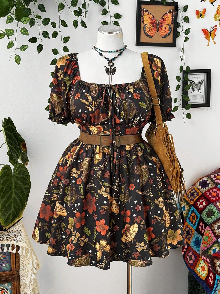 Experience the breathtaking fusion of heritage free-spirited artistry and sharp, modern architectural tailoring. This stunning floral-printed ensemble is meticulously designed for the woman who values a high-fashion, "quiet luxury" approach to seasonal dressing—the ultimate centerpiece for prestigious coastal retreats, exclusive special occasions, and high-authority summer vacations.