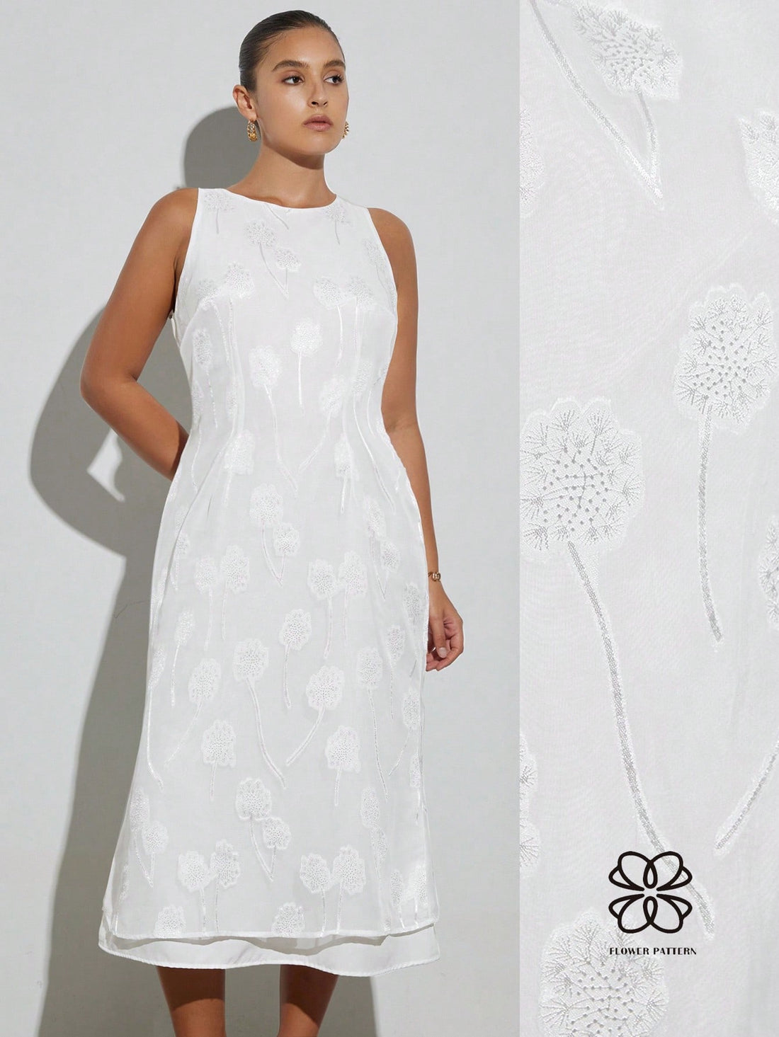 Step into timeless charm with this Elegant Plus Size French Vintage Floral Jacquard Dress. Its sleeveless design and round neck offer a breezy, flattering fit, while the intricate floral jacquard pattern adds a touch of French opulence. Perfect for twirling through sunny afternoons or making a statement at your next soirée, this dress combines comfort and classic style with a playful twist. Embrace elegance that feels as good as it looks!