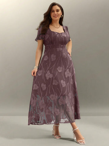 Step into vacation mode with this Elegant Plus Size Jacquard Dress in a charming green hue. Its textured jacquard fabric adds a touch of sophistication, while the flattering cut ensures comfort and confidence all day long. Perfect for sunny strolls or sunset dinners, this dress brings playful elegance to your getaway wardrobe.