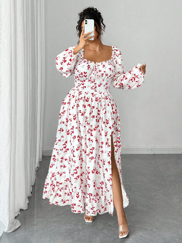 Celebrate yourself in this charming plus-size maxi dress that effortlessly transitions from casual coffee dates to evening celebrations. The delicate heart print adds a touch of whimsy and romance to your wardrobe, while the flowing silhouette flatters every curve with grace and comfort. Perfect for those moments when you want to feel fabulous without sacrificing ease, this versatile piece becomes an instant favorite for any occasion that calls for a little extra confidence and style.