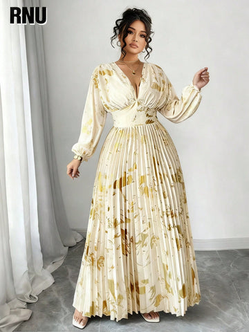 Shine bright like a diamond at your next celebration in this stunning plus-size maxi dress! Crafted from luxurious shiny foil fabric that catches the light with every move, this showstopper features romantic puff sleeves that add a touch of whimsy and elegance. The flowing maxi silhouette flatters your curves while the eye-catching shimmer ensures you'll be the star of any holiday gathering. Perfect for parties, galas, or any occasion where you want to feel absolutely fabulous and unforgettable. Dress up, s